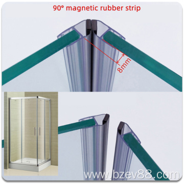 PVC Prevent leakage Glass Door Rubber Seal Strip